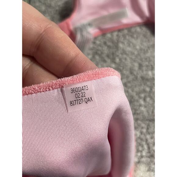 NWT Victorias Secret 2 Pc Bikini 34D/M Essential Triangle Boyshort Bottom Pink - Picture 15 of 16